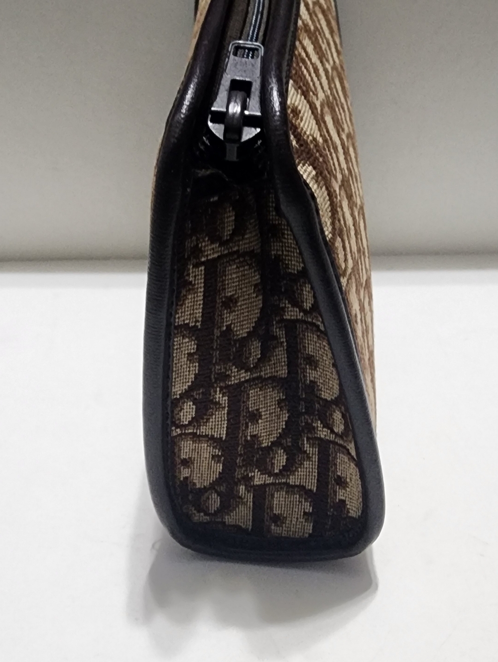 Vintage Christian Dior Diorissimo Monogram Canvas Clutch Cosmetic Mini Bag - Picture 4 of 10